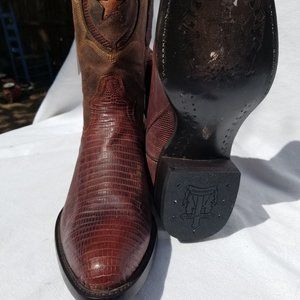 Tanner Mark Exotic Lizard Boots
